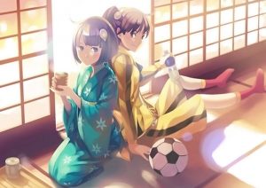 Uchuu-Kyoudai-wallpaper-667x500 Top 10 Anime Siblings